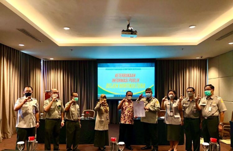 Ditjen Hortikultura Tandatangani Komitmen Bersama Keterbukaan Informasi Publik
