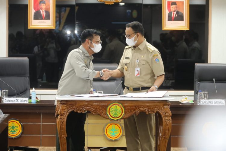 Gubernur Anies Apresiasi Langkah Cepat Kementan Siapkan Pangan Jelang Idul Adha