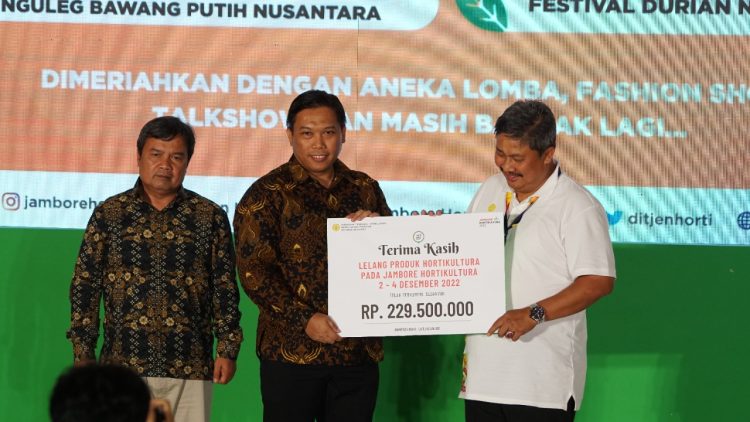 Lelang Produk Hortikultura untuk Korban Gempa Bumi Cianjur Berhasil Terjual Hingga 229 Juta Rupiah