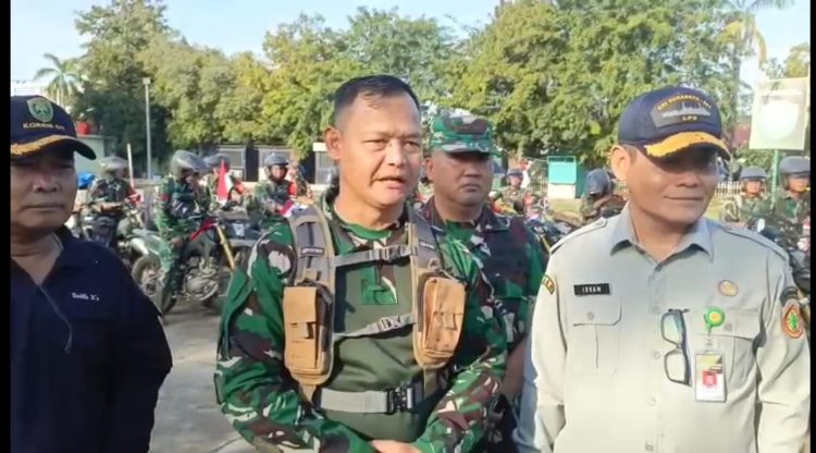 100 Prajurit TNI Bermotor Salurkan 10 Ton Bantuan Pangan ke Bener Meriah